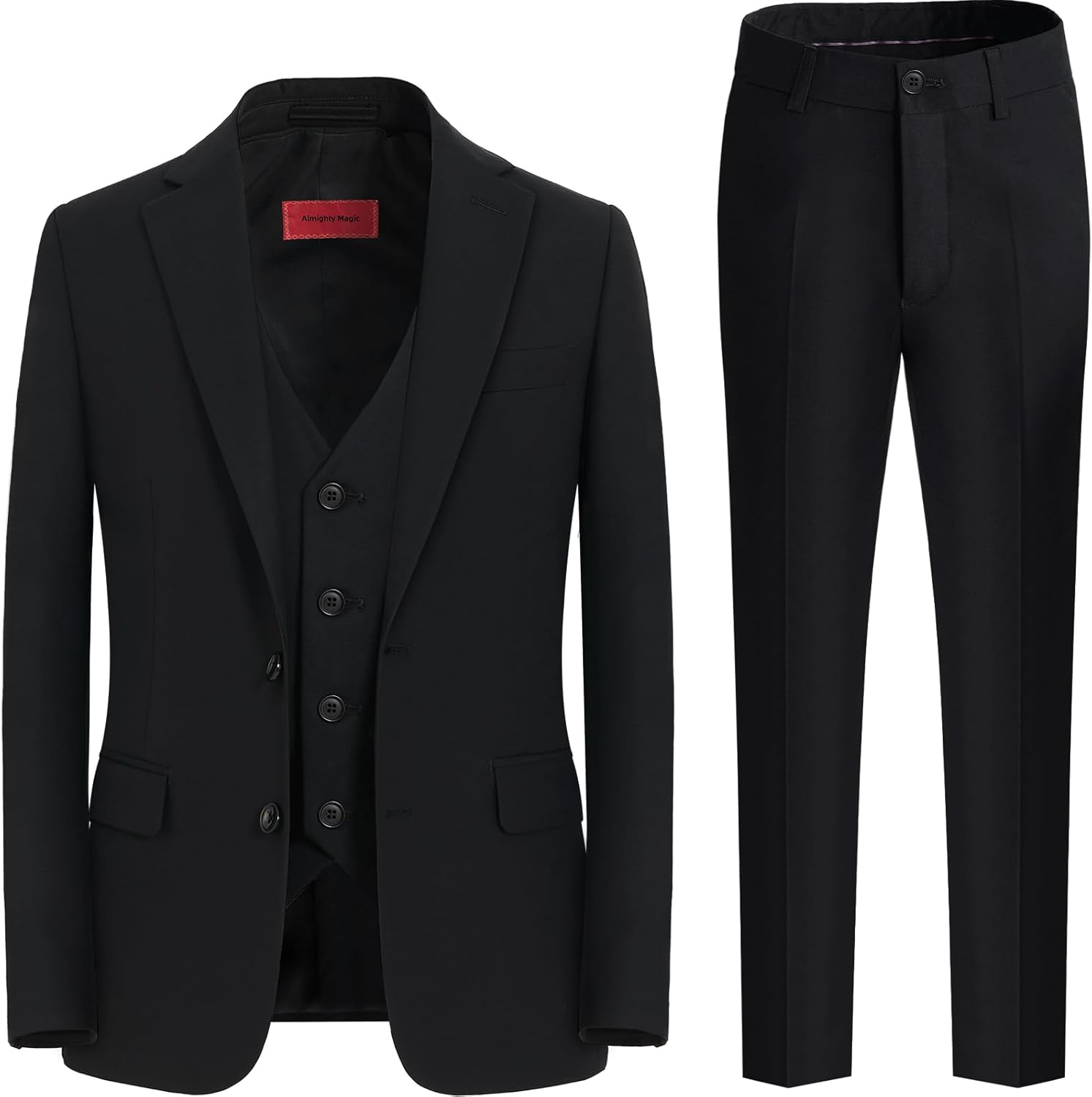 Boys Slim Fit Suits for Boys Suit Set Boy Dresswear Ring Bearer Outfit Kids Suit...