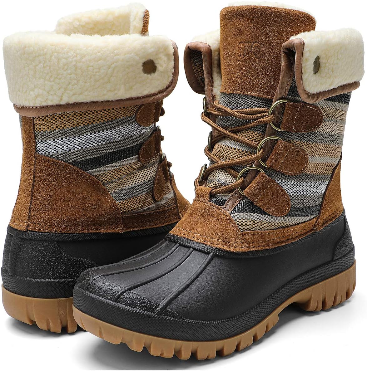 STQ Women's Duck Boots, Special Waterproof Cold Weather Snow Boots, Innovative W...