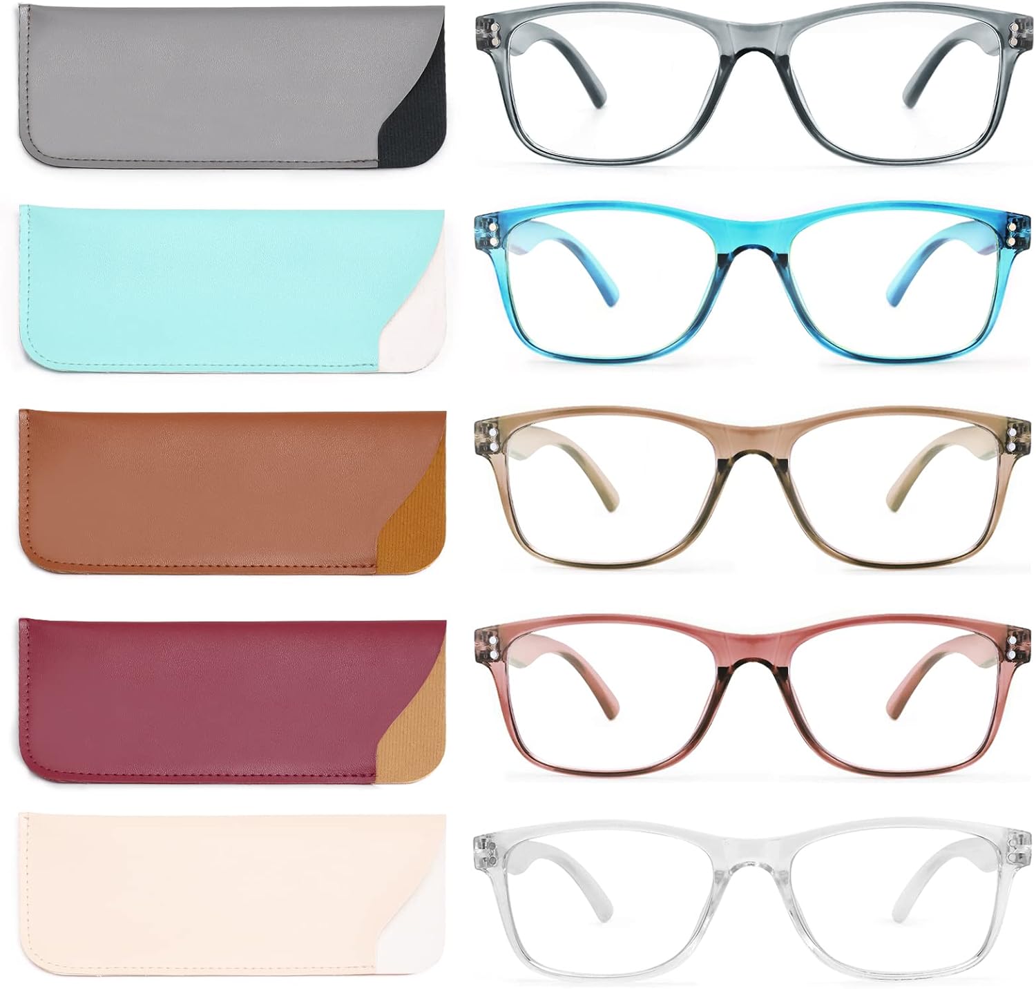Reading Glasses, Blue Light Blocking Computer Glasses for Women, Anti UV/Glare/F...