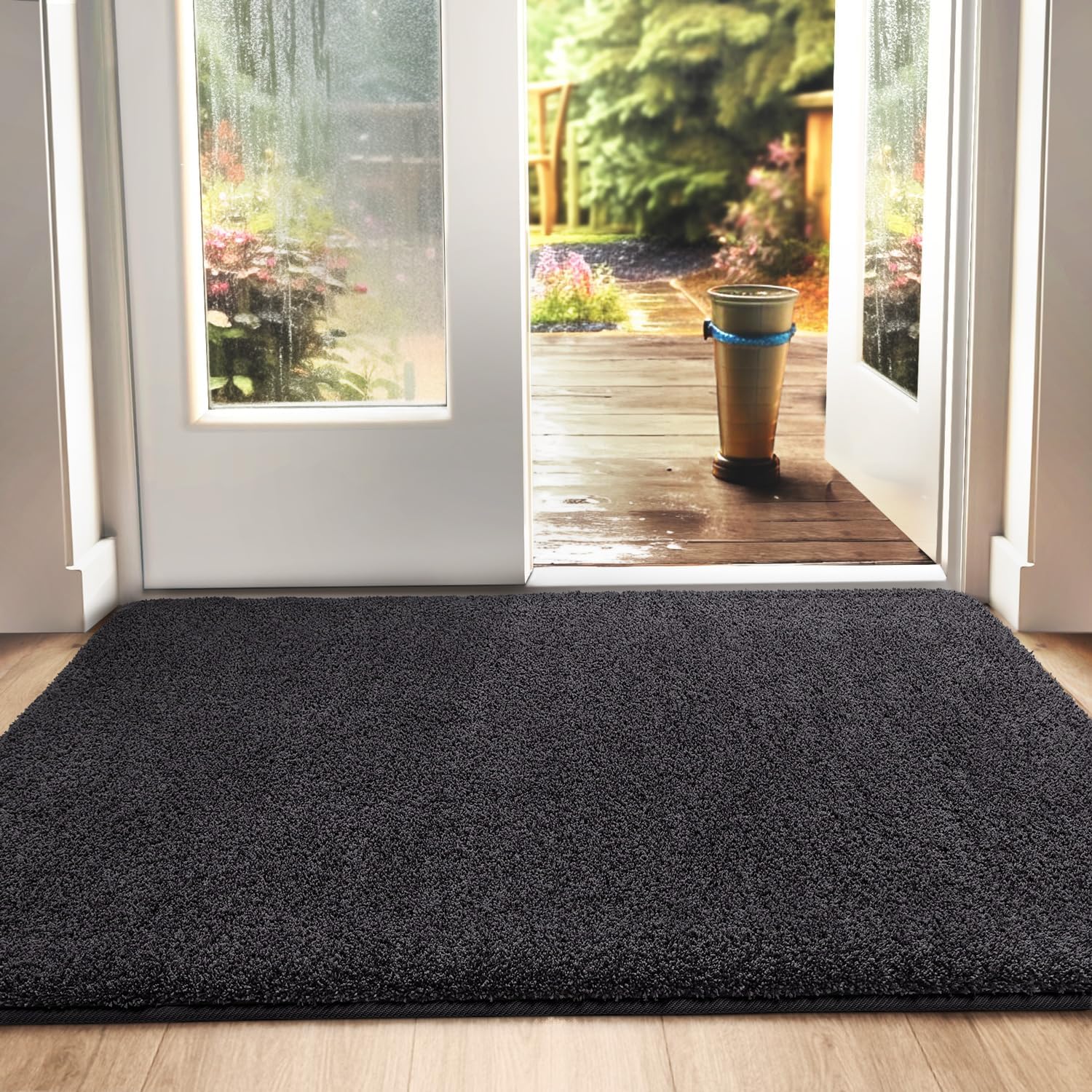 DEXI Dirt Trapper Door Mat, Special Non-slip Barrier Mats for Indoor and Outdoor...