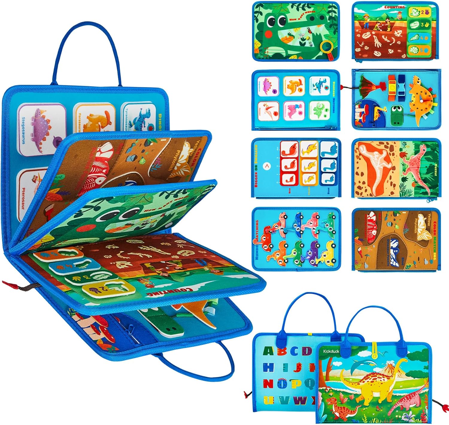 Busy Board Montessori Toys for 3 4 Year Old Boys & Girls Birthday Gifts, Educati...