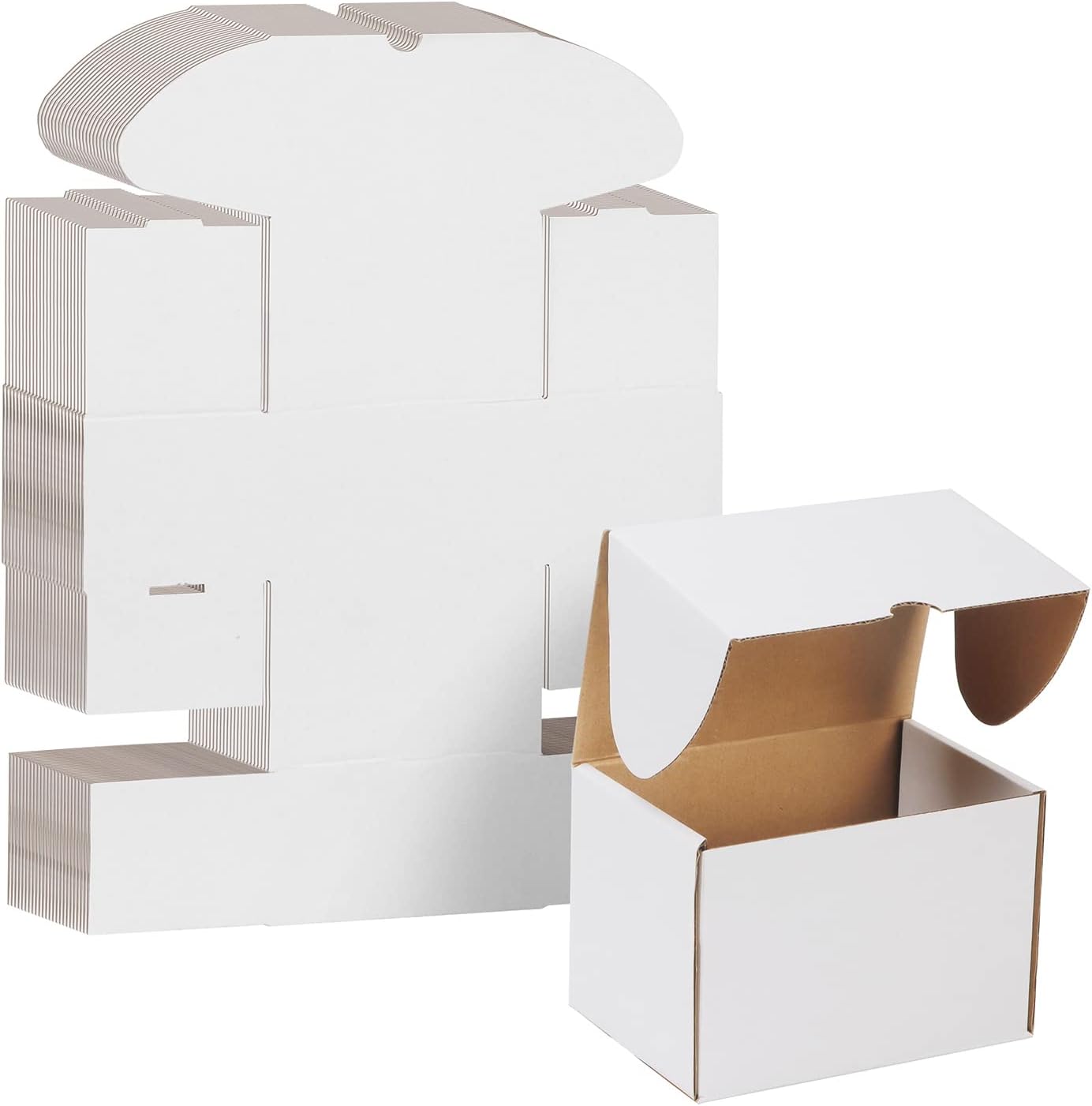 WIFTREY 6x4x4 Shipping Boxes, Special Packaging Solution for Small Business, Hig...