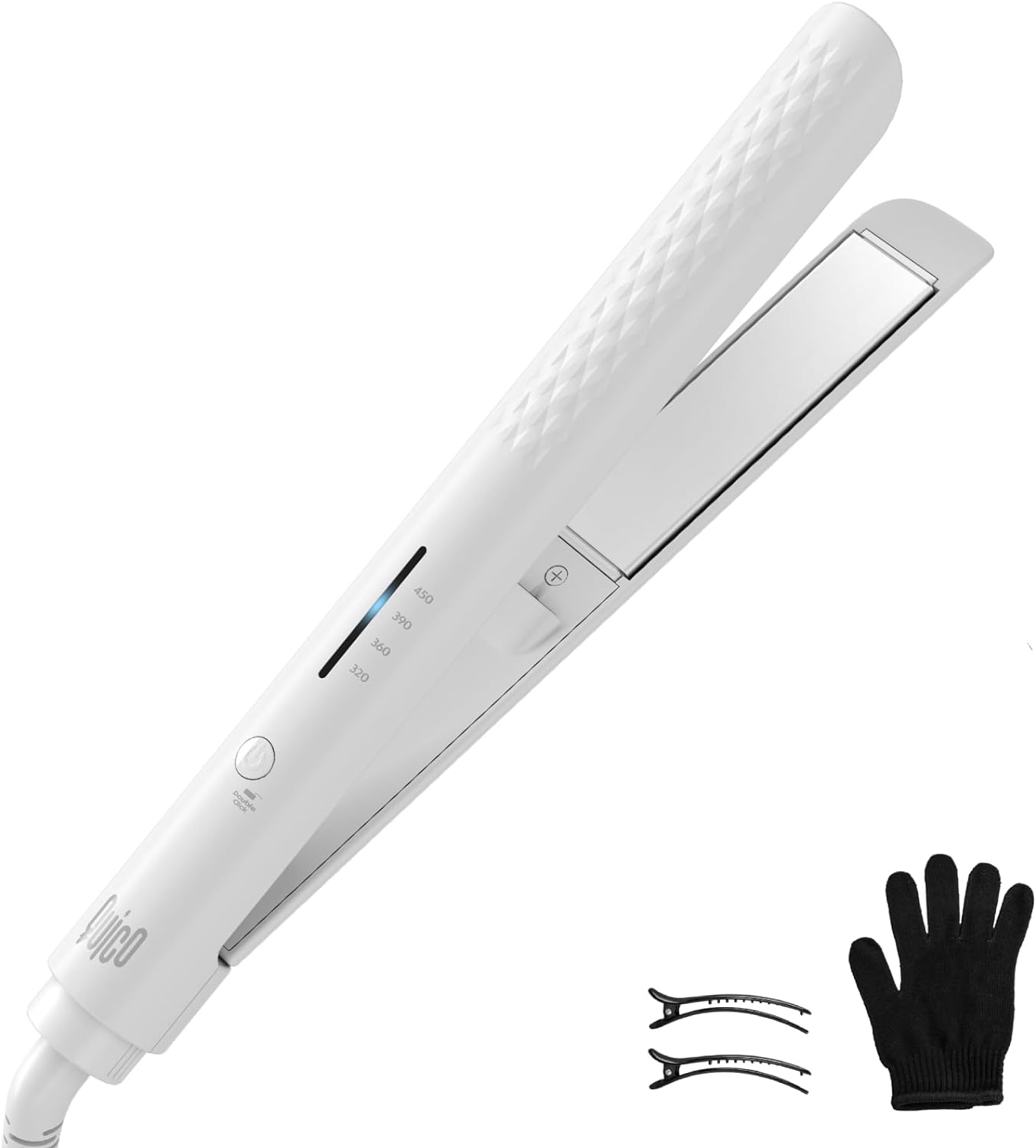 Quico Hair Straightener, Professional Negative Ion Flat Iron Hair Straightener,...