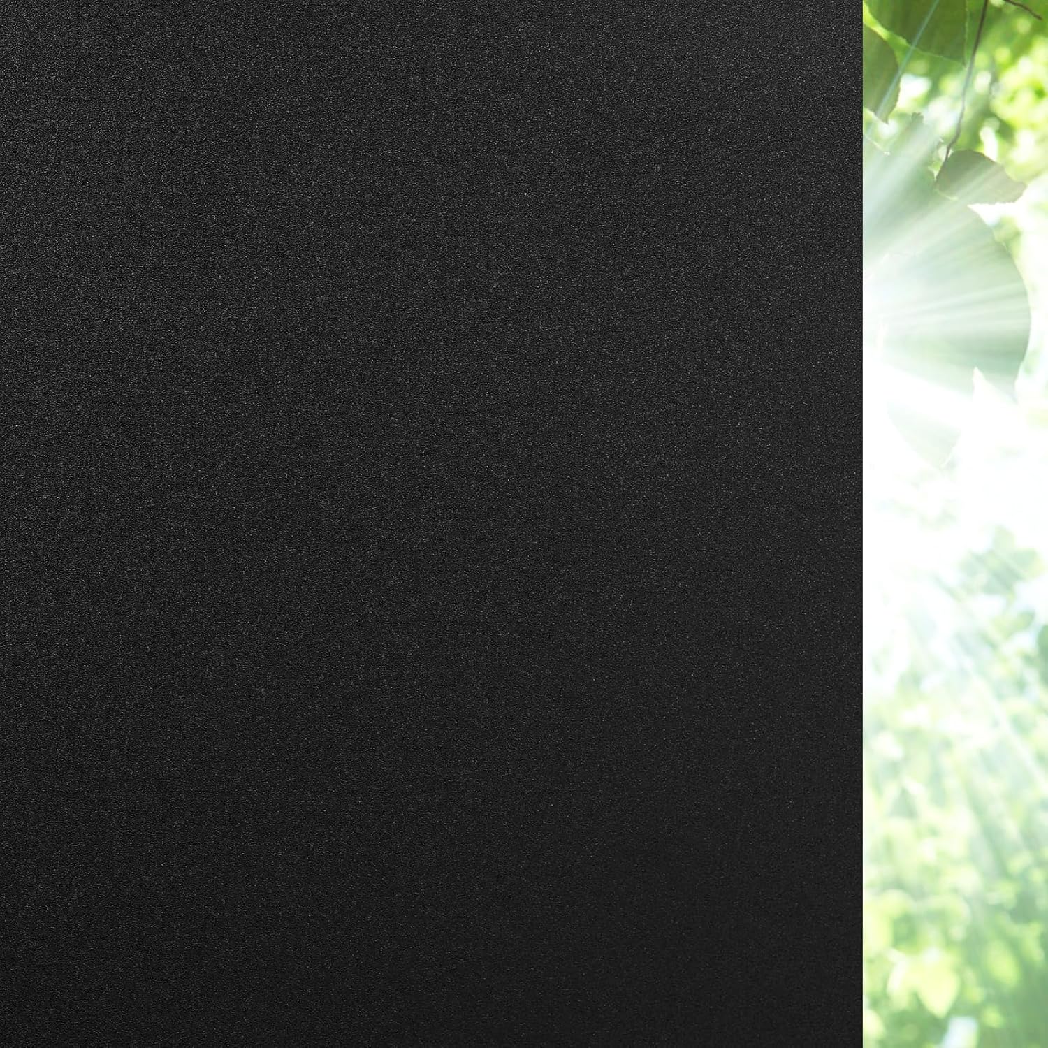 Haton Blackout Window Film, High-Quality Window Privacy Cover with Total Light B...