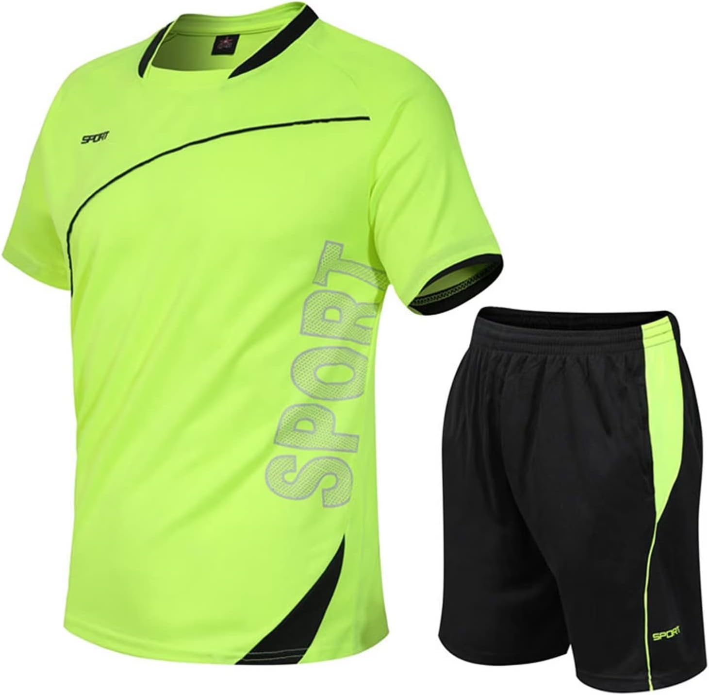 Gavena Kids Sport Shorts Sets Boys Football Training Suit Shorts and T-shirt Set...
