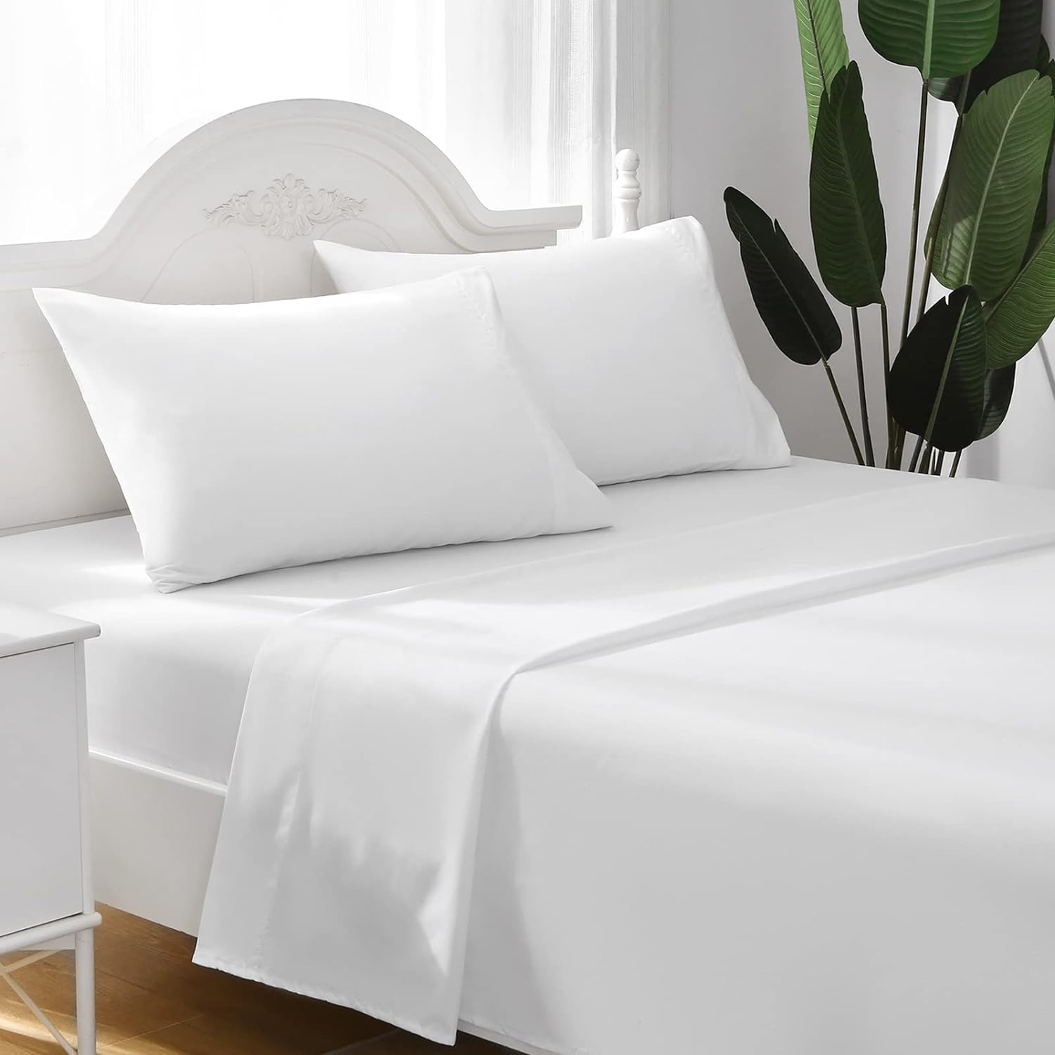 ILAVANDE Queen Sheets Set, Special Luxury Bed Sheets Set for Hotel Quality, Inno...