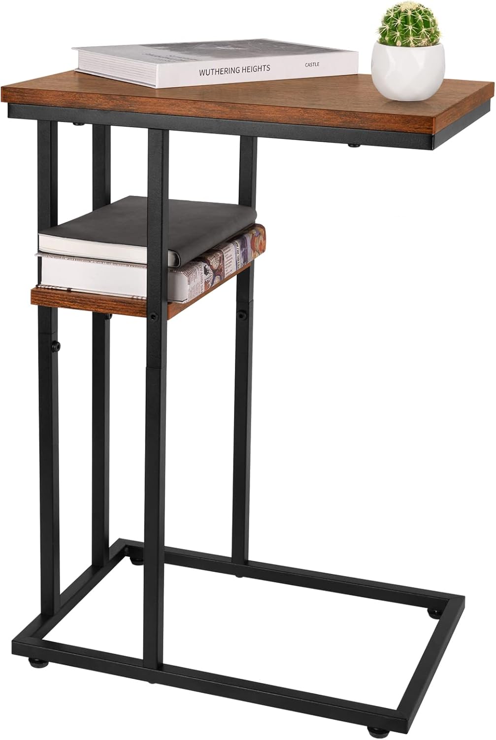 Yoobure C Shaped End/ Side Table for Couch and Bed, Small Spaces, Living Room, B...