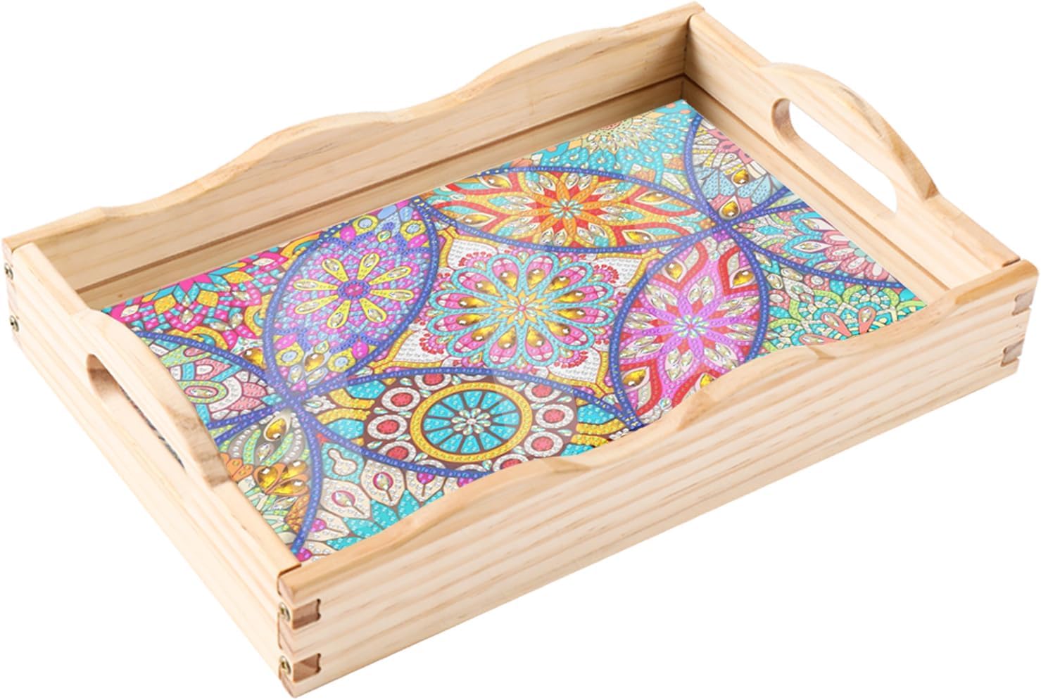 Wooden Serving Trays with Handles Diamond Painting Kits for Adults, Diamond Arts...