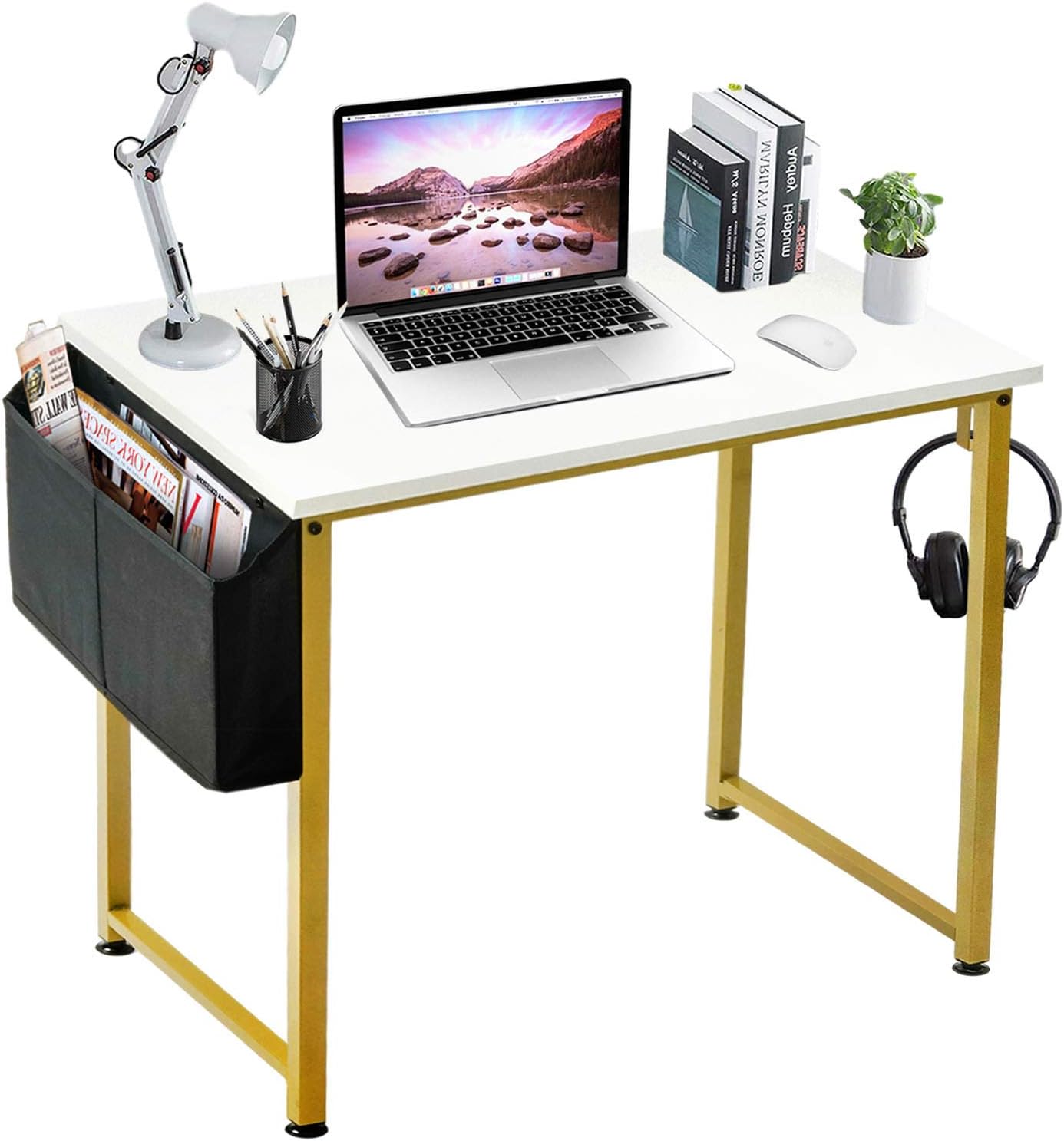 Lufeiya Small Computer Desk for Home Office, Speci...
