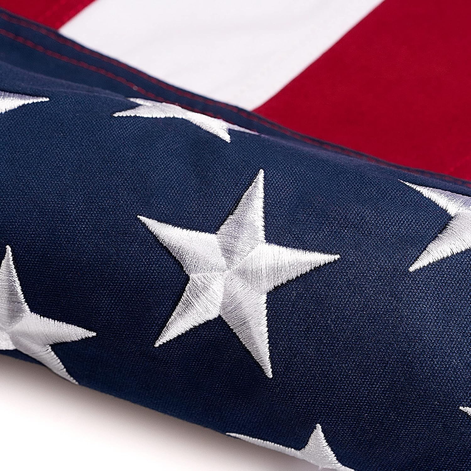 American Flag for Outside 15x25 ft, Super Tough Tearproof Spun Polyester US Flag...