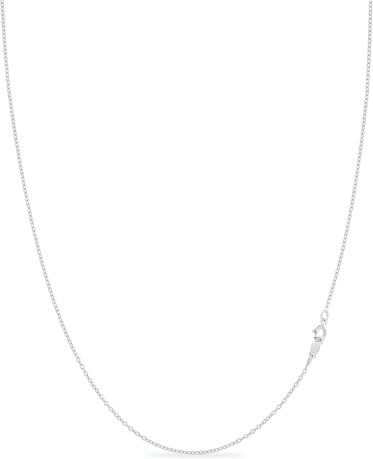 KEZEF 925 Cable Sterling Silver Chain | 1.3mm Silver Chain Necklace For Women |...
