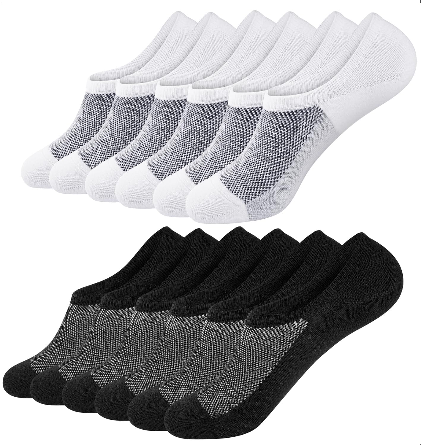No Show Socks Men, Special Low Cut Ankle Socks for Men, Innovative Invisible Cot...