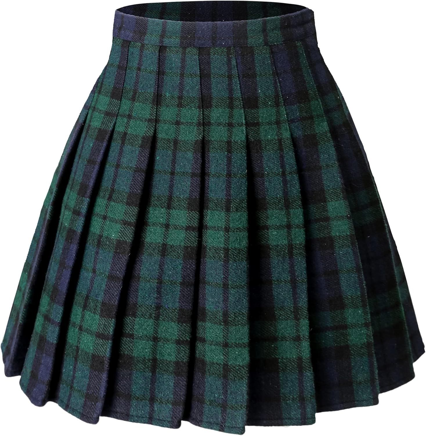 Hoerev Women Girls Versatile Plaid Pleated Skirt with Shorts for Cold Weather 10...