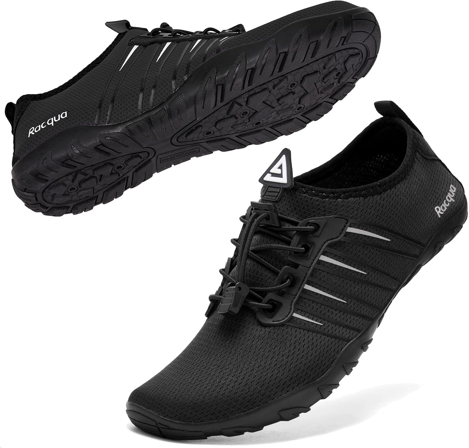 Racqua Water Shoes Quick Dry Barefoot Water Aqua Sport Beach Pool Swim Surf Divi...