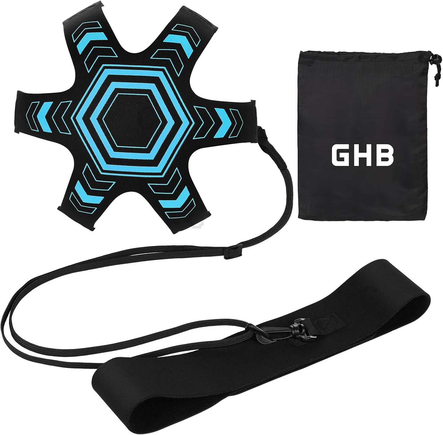 GHB Football Kick Trainer Solo Practice Training Aids with Adjustable Waist Belt...