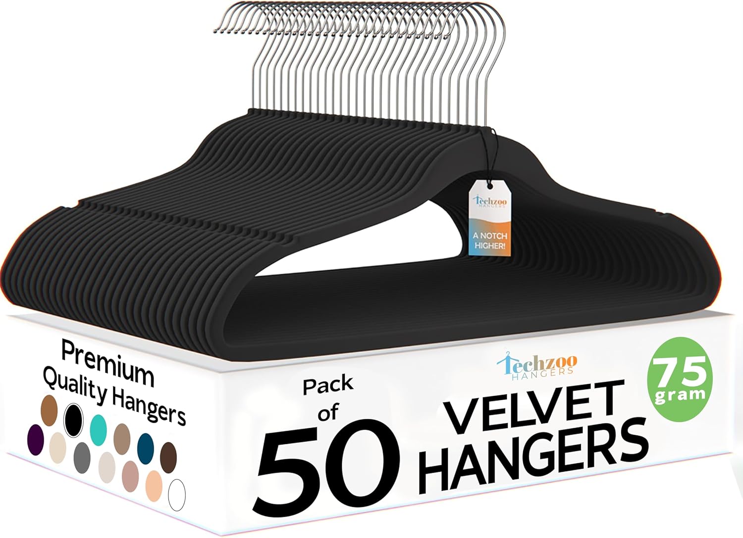 Premium Quality Velvet Hangers, Special Ultra Thin Non Slip Adult Felt Space Sav...