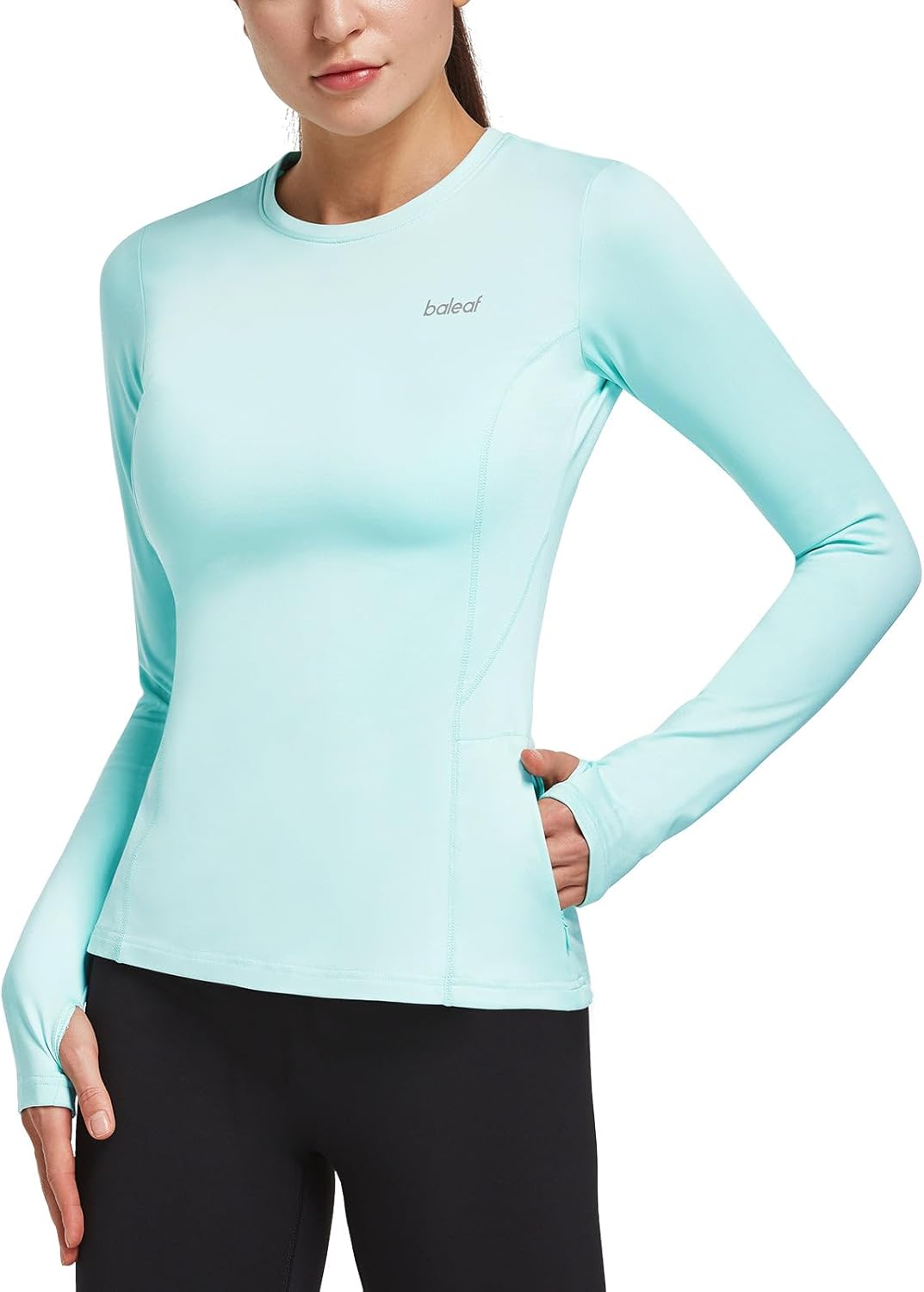 BALEAF Thermal Shirt, Special Women's Long Sleeve Fleece Top, Innovative Running...