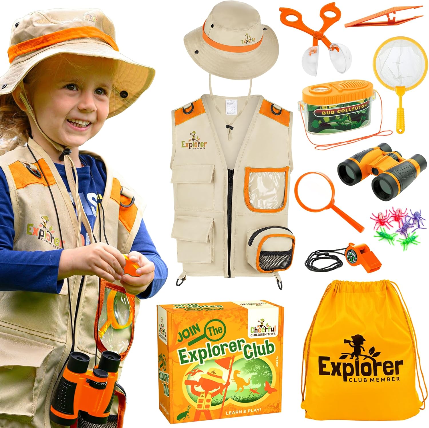 Premium Kids Explorer Kit, Special Bug Hunting Kit with Extra Sturdy Accessories...