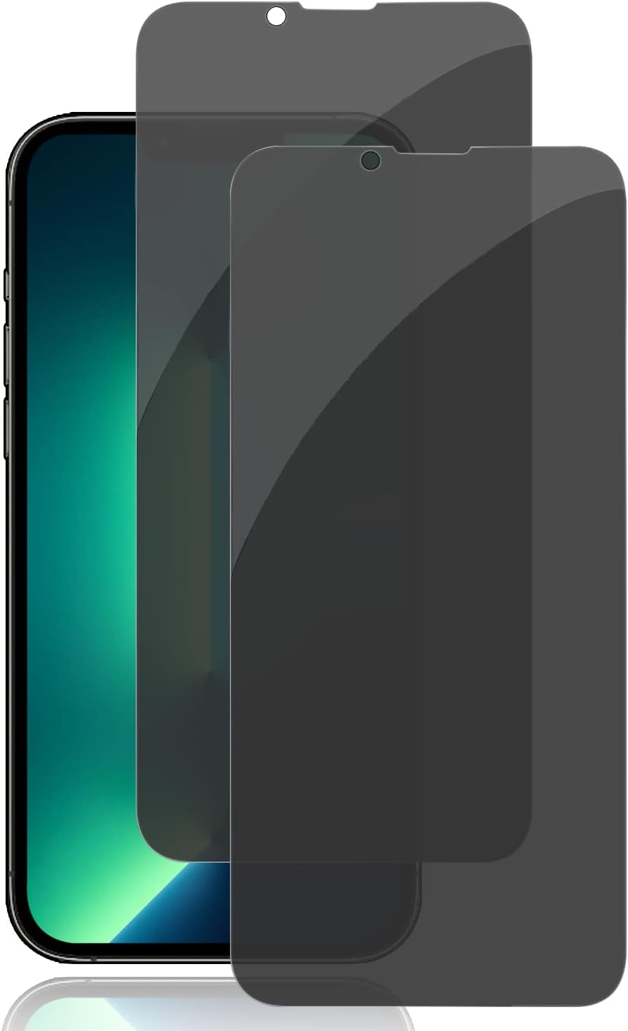 pehael Privacy Screen Protector, Special [2 Pack] for iPhone 14/iPhone 13/iPhone...