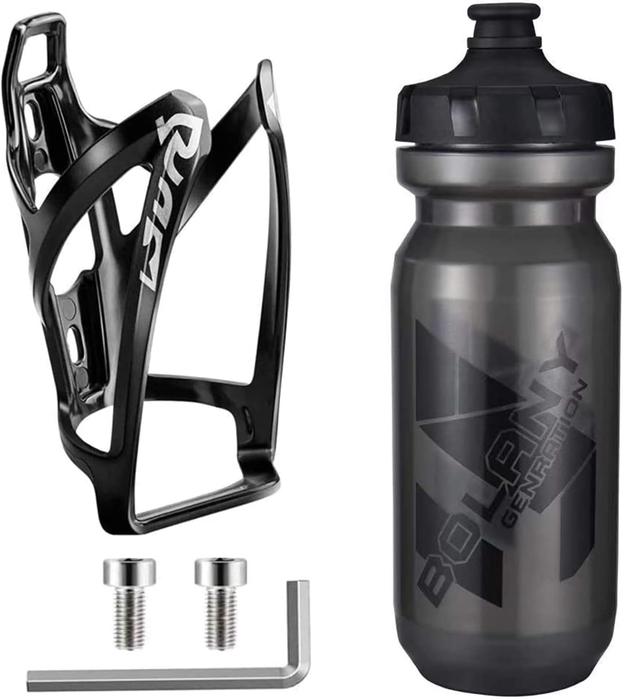 OSIGEI Bike Bottle Holder Set Bike Bike Water Bottle Cage with 21oz/600ML Bottle...