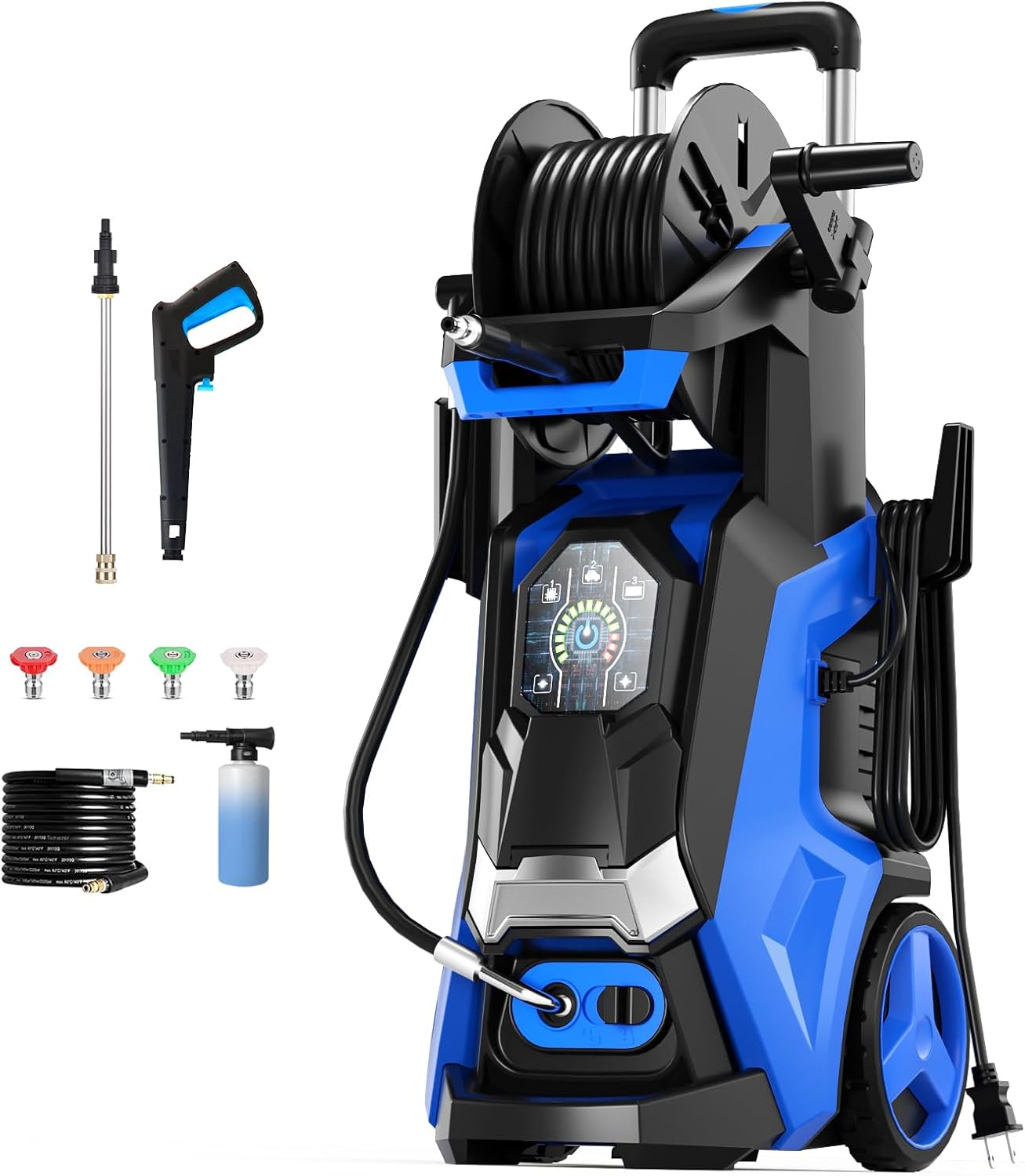 Electric Pressure Washer 5000 PSI 3.5 GPM Power Washer Touch Screen Adjustable P...