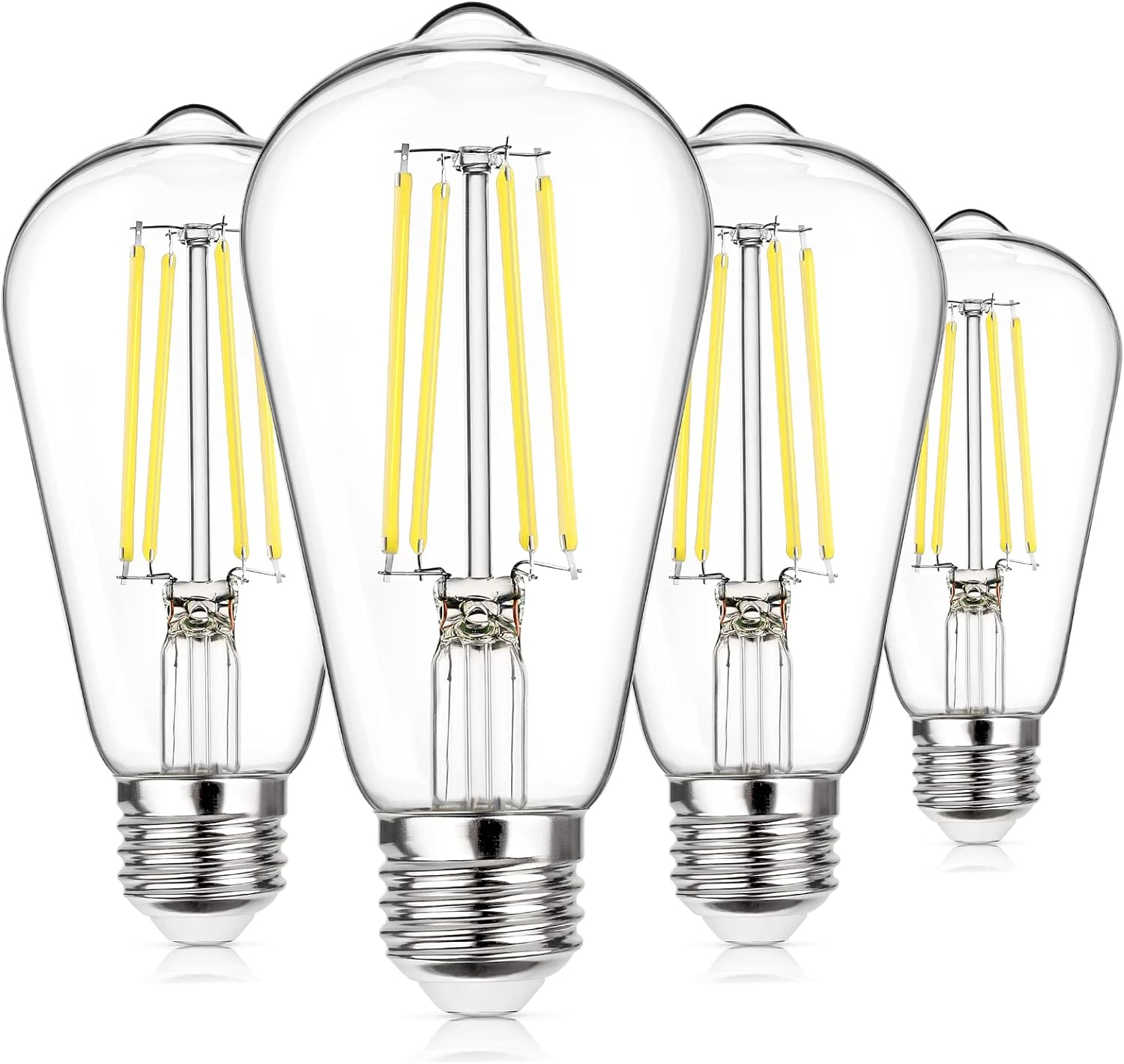 MAXvolador Vintage LED Edison Bulb Dimmable 60W Equivalent 850 Lumens, 6W Edison...