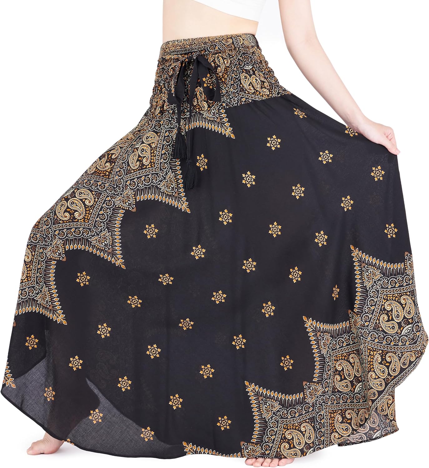 Lannaclothesdesign Women's Long Maxi Skirt, Special Bohemian Gypsy Hippie Style...