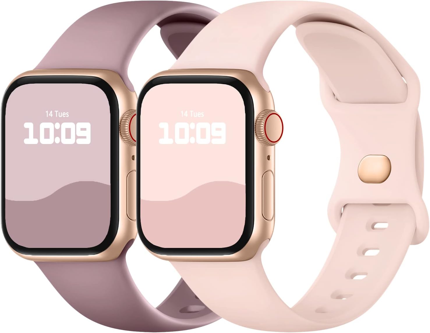 Adepoy 2 Pack Strap Compatible with Apple Watch Straps 49mm 46mm 45mm 44mm 42mm...