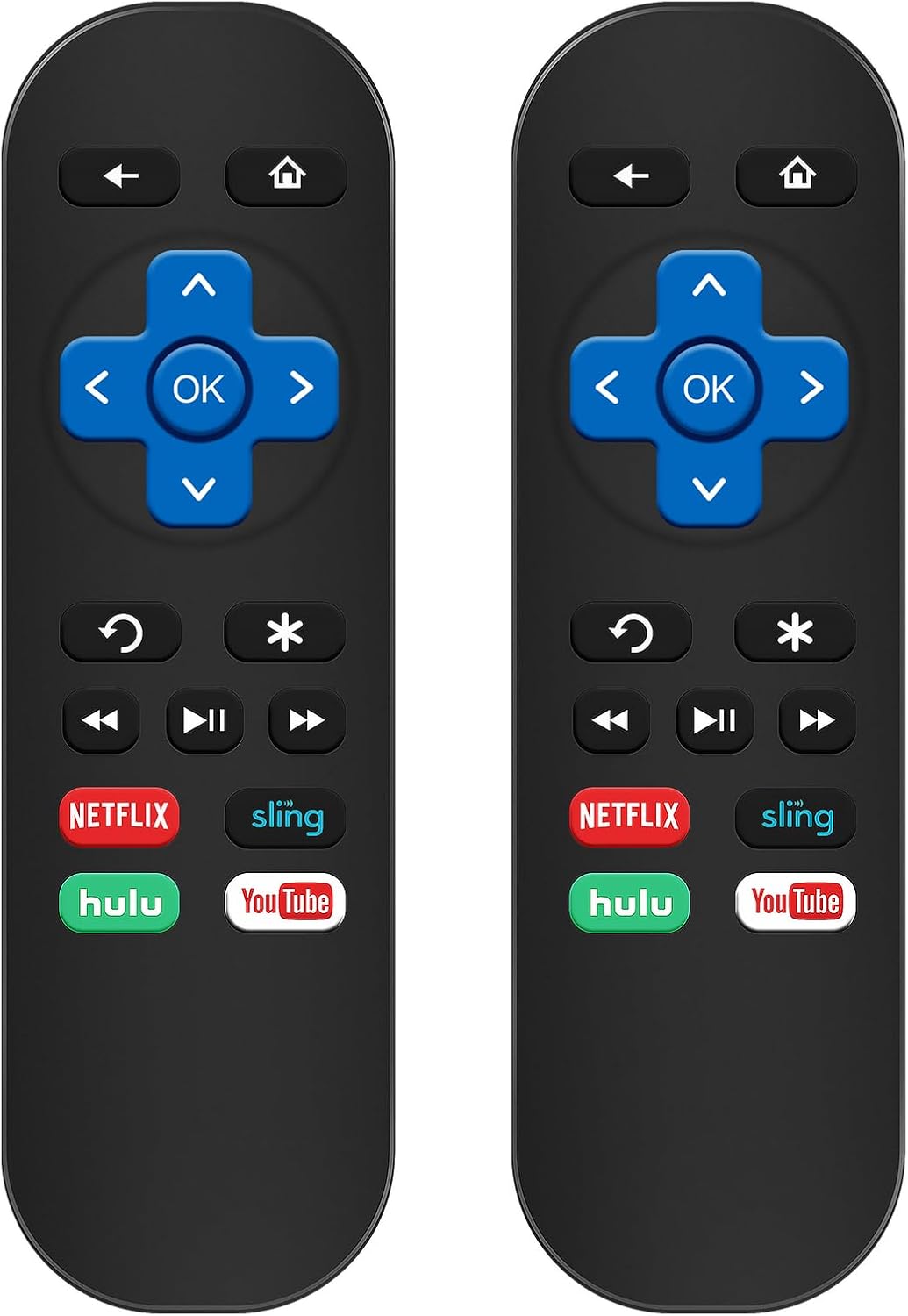 【Pack of 2】Replacement Remote Control Compatible with Roku Box Model: Roku 1,...