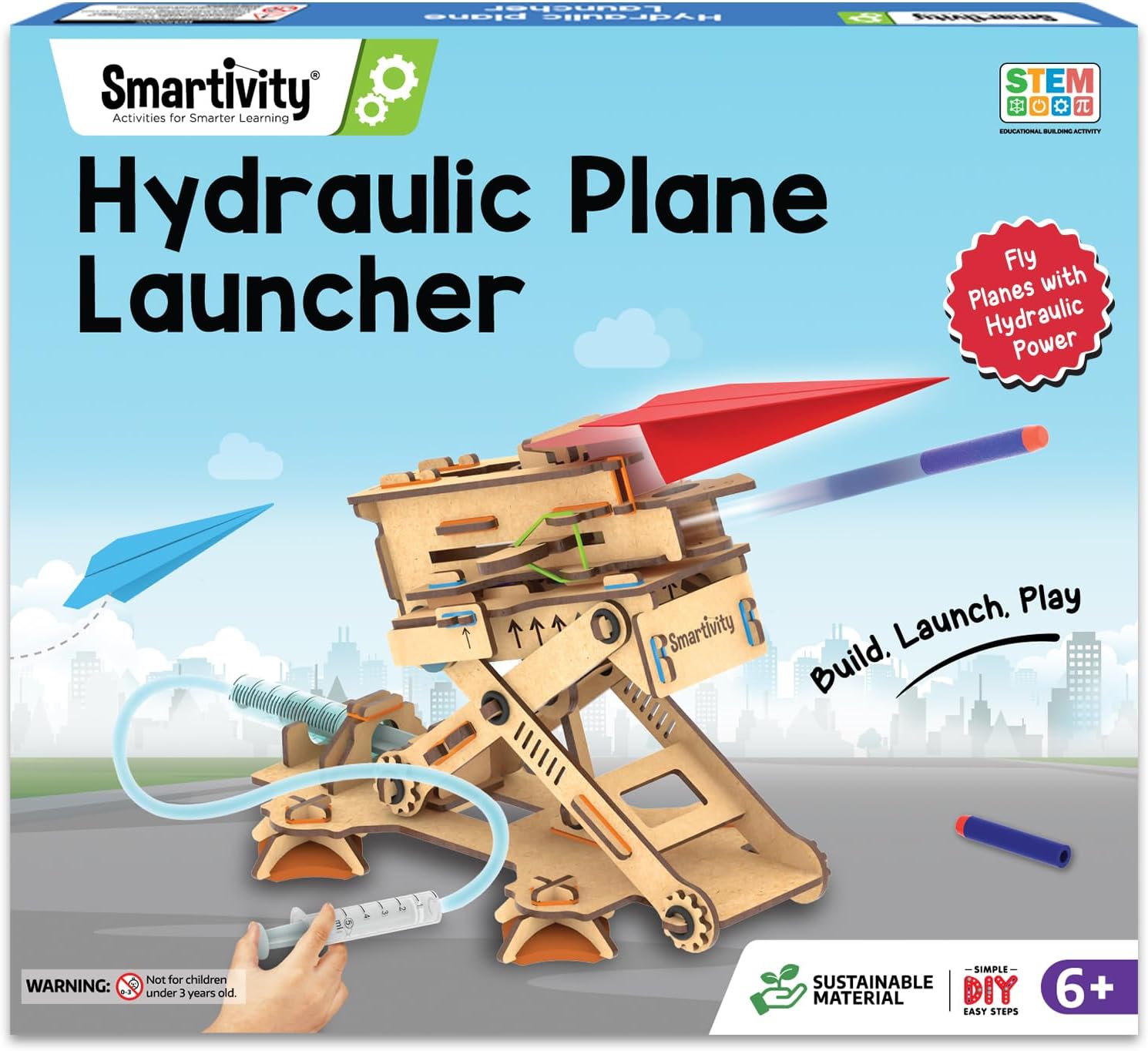 Smartivity 2in1, Innovative Hydraulic Airplanes, Special STEM Educational Kit, U...