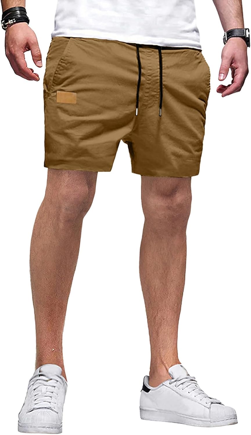 JMIERR Mens Casual Shorts, Special Cotton Drawstring Shorts, Innovative Summer B...