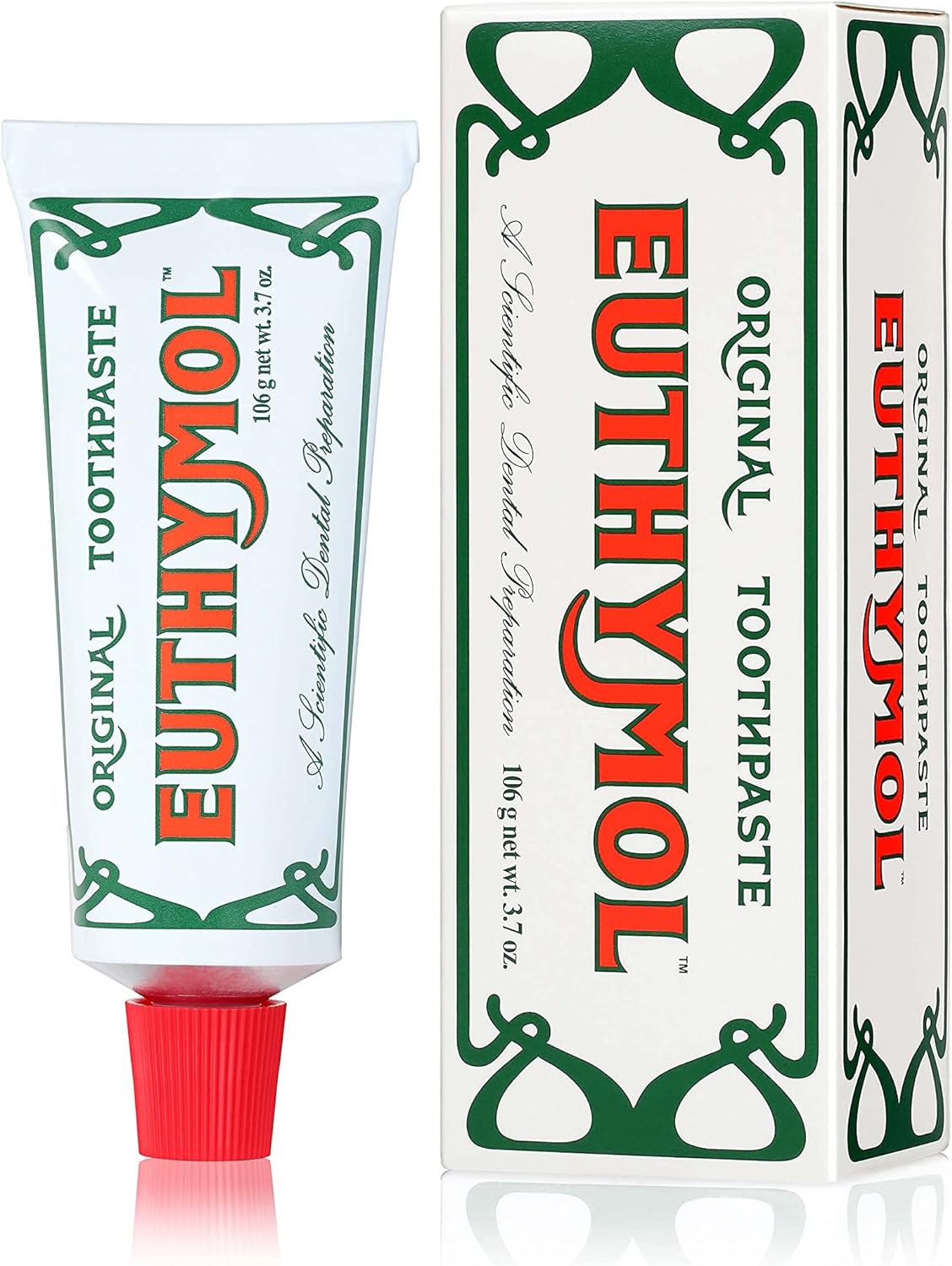 [Euthymol] Natural Flouride-Free Formula/Strong Mint Flavor for Fresh Breath, 3....