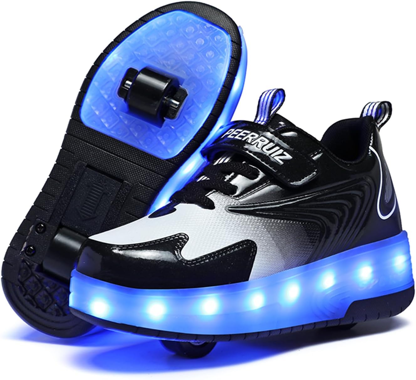 Ehauuo Unisex Roller Shoes, Special Sparkling Wheels Shoes for Kids, Affordable...