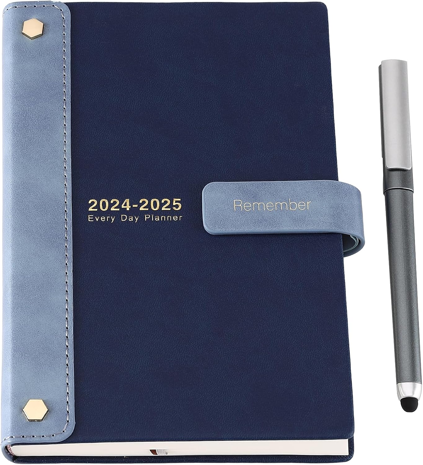 Academic Diary 2024 2025,Agenda 24 25 Diary A5 Page a Day,Hardcover Organiser Mi...