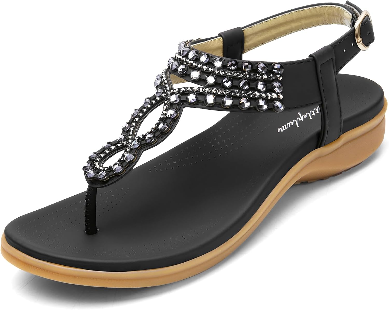 Littleplum Womens Sandals Arch Support Slingback Sandals Summer Beach Shoes Ankl...
