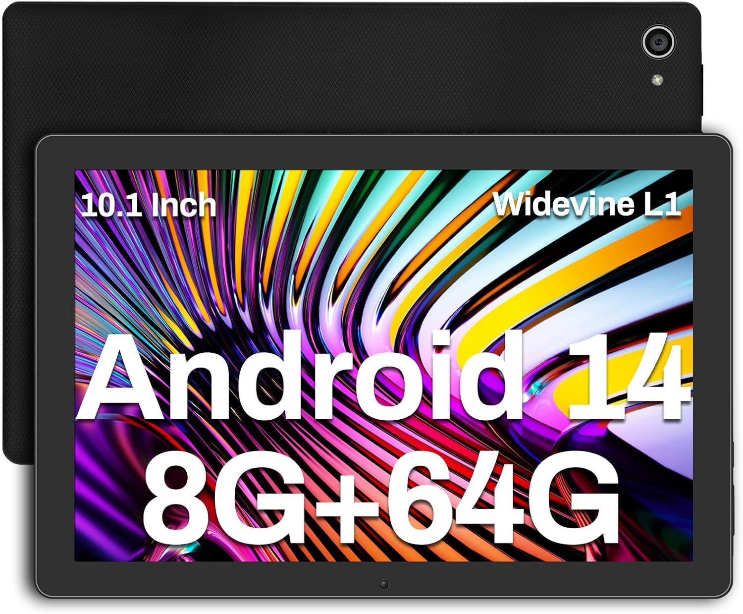 Android Tablet, 10 inch Tablet, 8GB RAM, 64GB ROM(Expand to 1TB). Octa-Core Proc...