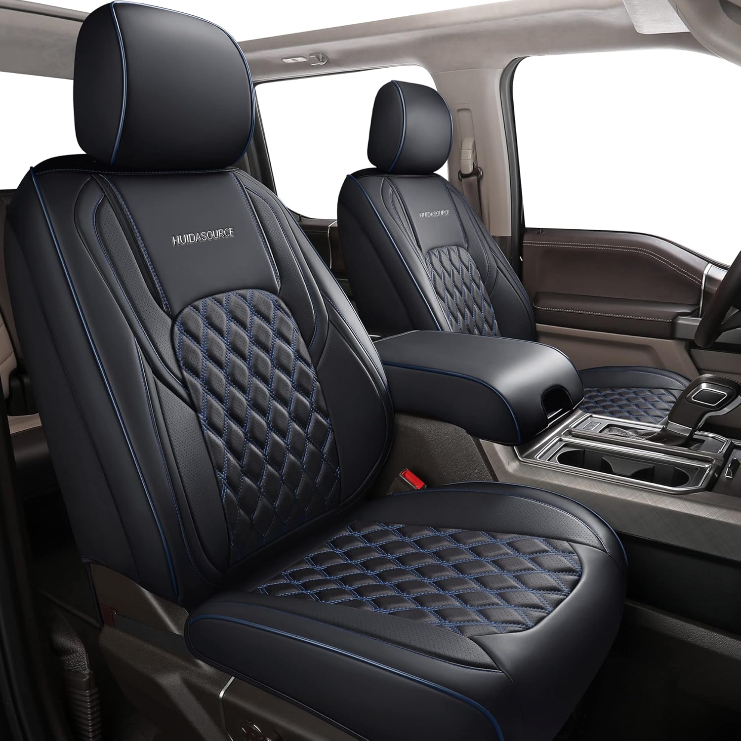 Huidasource Tacoma Truck Seat Covers Custom Fit for 2016-2023 Double & Crew Cab...