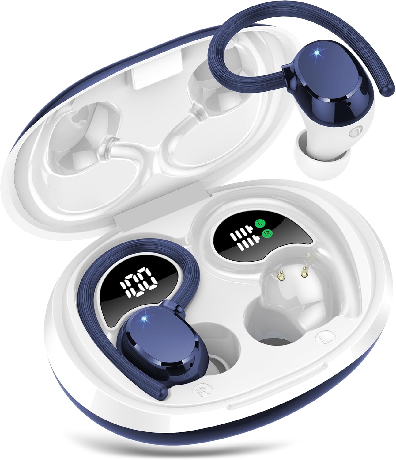 QXQ Wireless Earbuds, Bluetooth 5.3 Headphones Sport, 60H Stereo Sound Bluetooth...