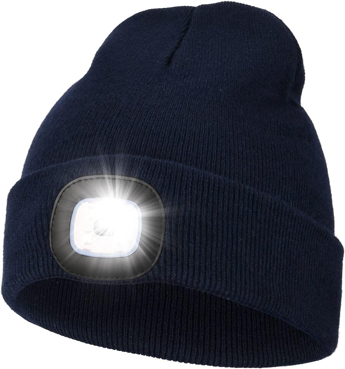 MELASA Unisex Hat, Special Hat with Light, USB Rechargeable Innovative Hat with...