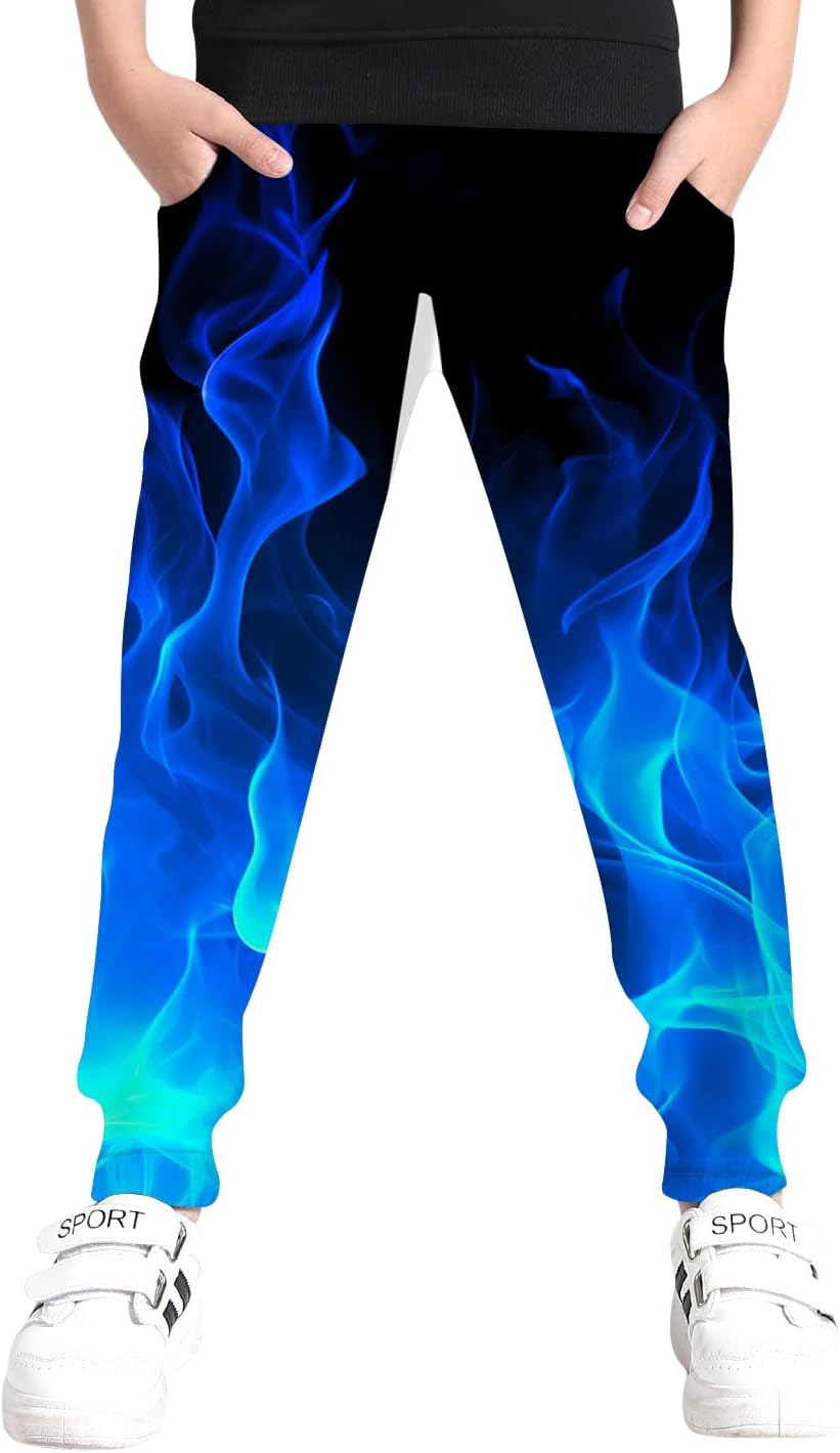 UNICOMIDEA Boys Pants, Special Kids Joggers, Innovative Funny Sweatpants with Dr...