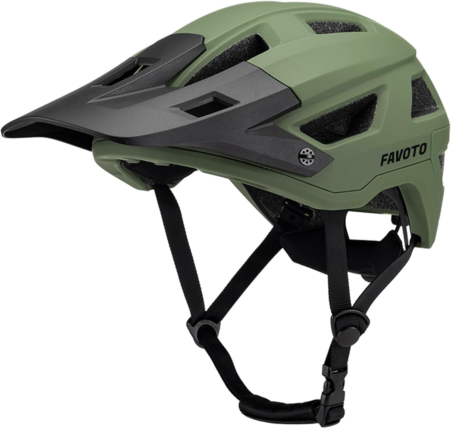 Favoto Mountain Bike Helmet - Dual Shell Lightweight MTB Bicycle Helmet for Adul...