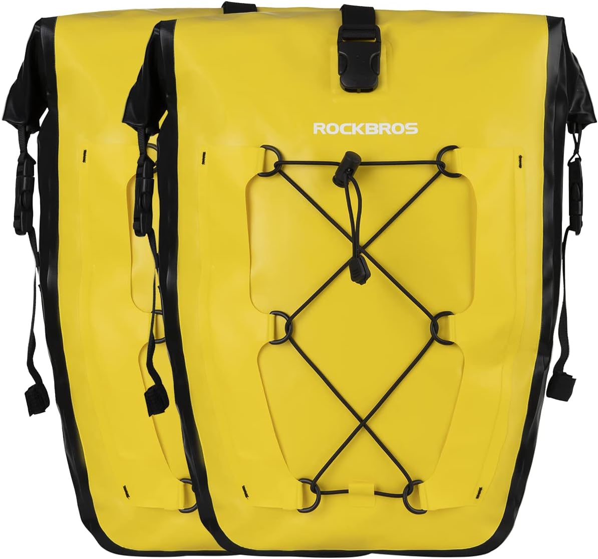 ROCKBROS Bike Panniers Waterproof Bike Rear Rack Bag Max 30L Large Capacity Bike...