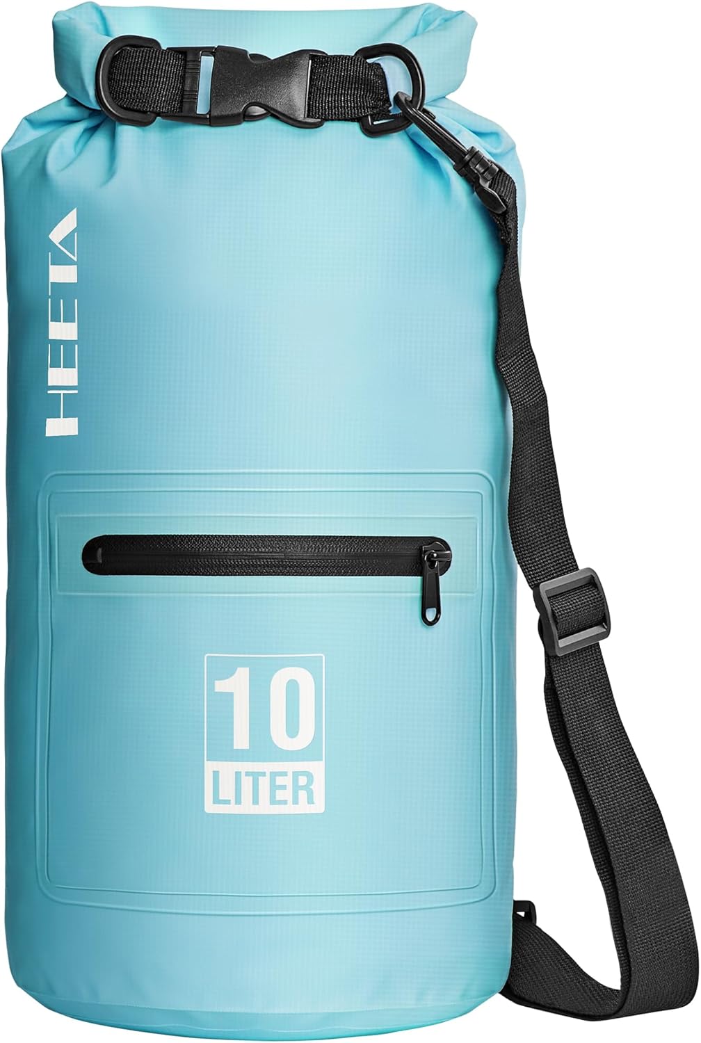 HEETA Waterproof Dry Bag with Front Zippered Pocket for Women Men, 5L/10L/20L/30...