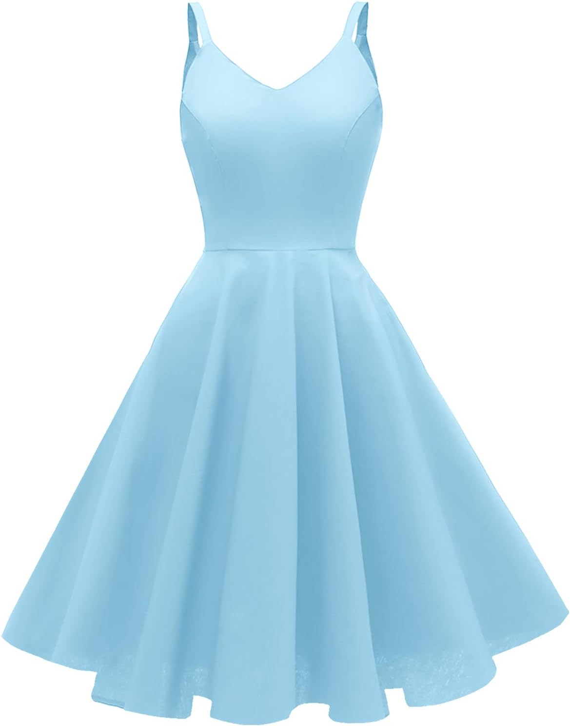 GOOBGS Women's Dress, Special 1950s Retro Vintage Spaghetti Strap Cocktail Swing...