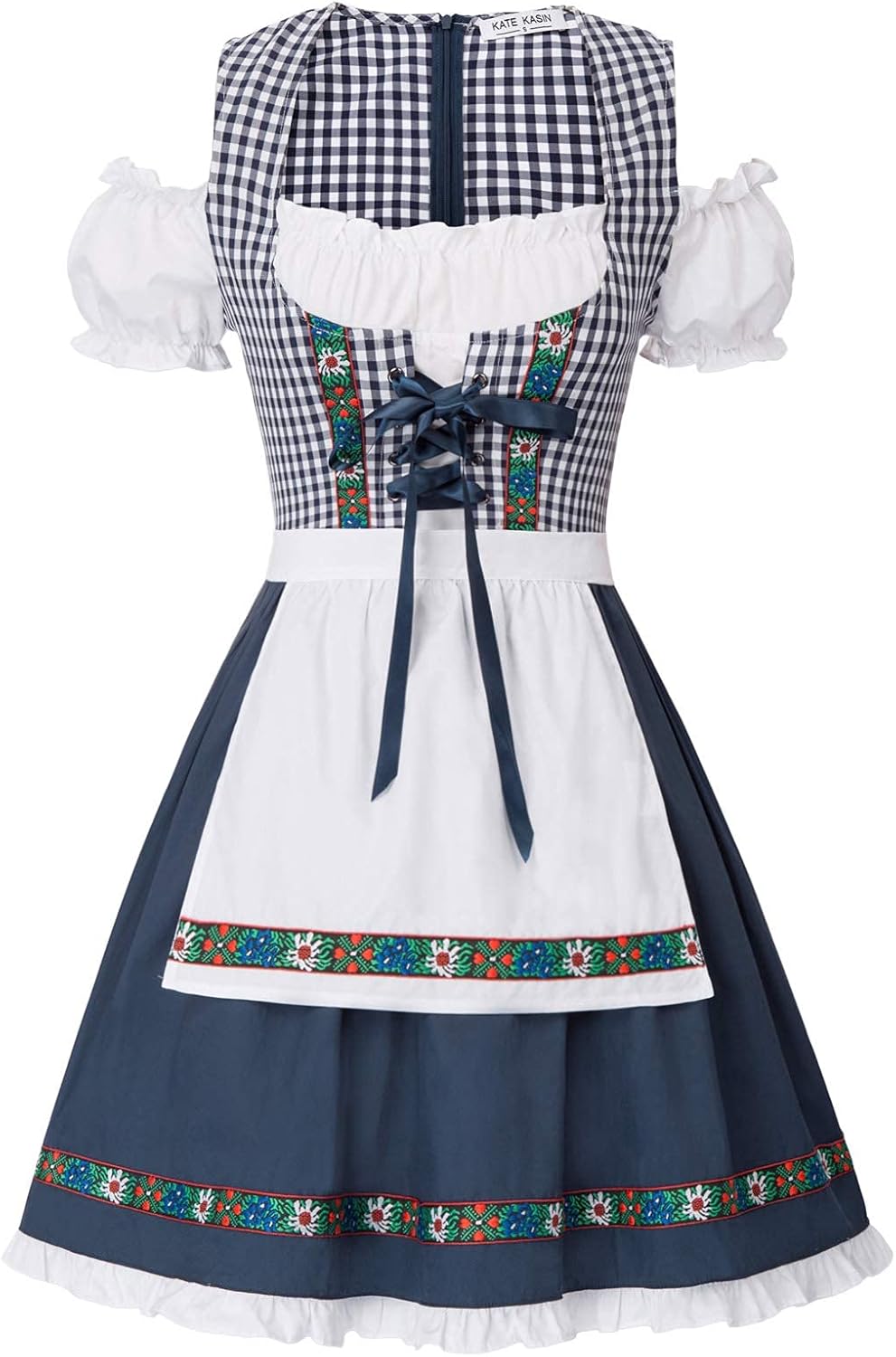 Kate Kasin Women's German Dirndl Dress Costumes for Traditional Bavarian Oktober...