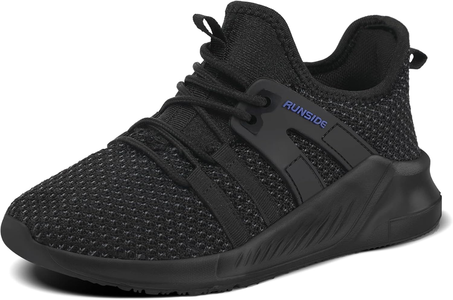RUNSIDE Boys Girls Tennis Shoes Kids Lightweight Breathable Sneakers Lace-up Run...