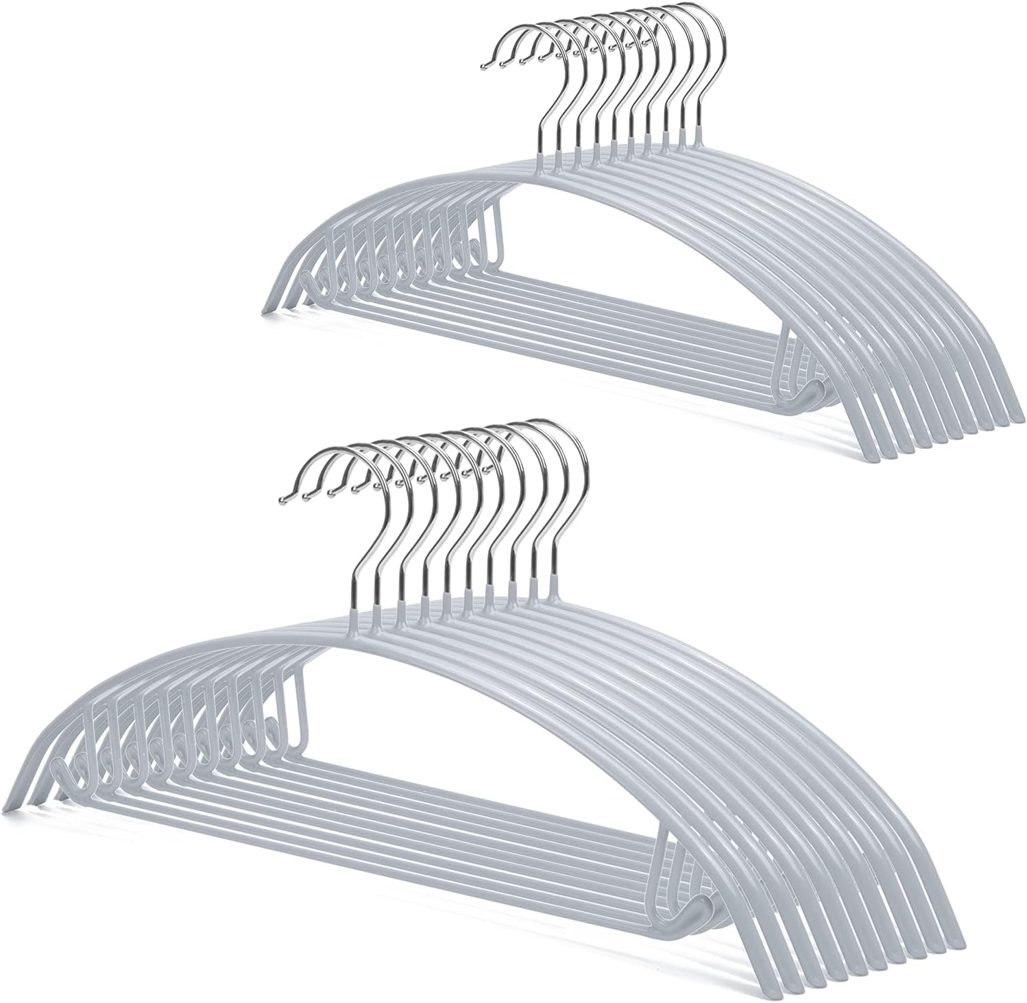 Nature Smile Non Slip PVC Coating Sweater Hangers,Dress Suit Coat Hangers,Should...