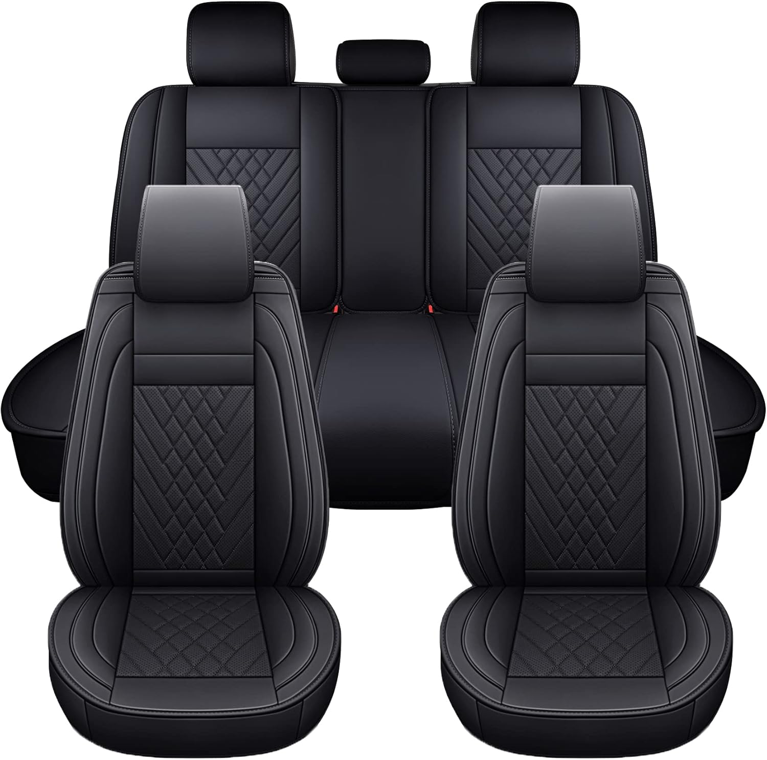 SPEED TREND Car Seat Covers, Special Seat Covers with Premium PU Leather, Unique...