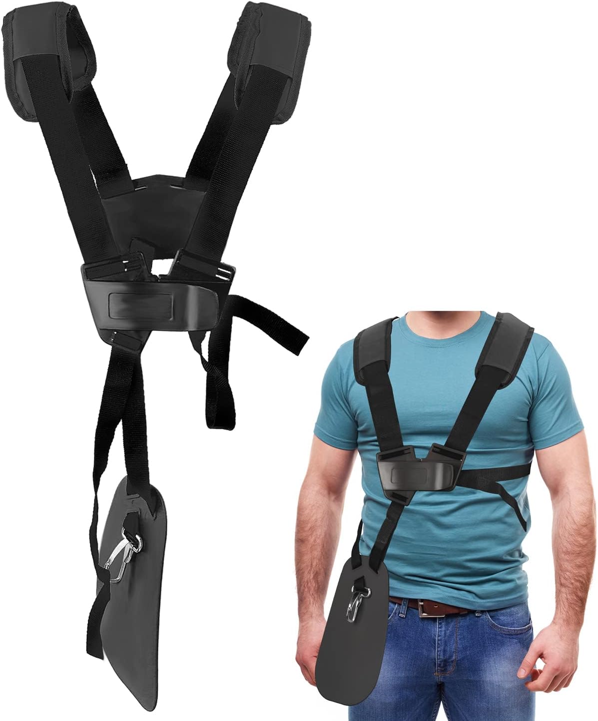 YOUSHARES Trimmer Shoulder Strap - Mower Strimmer Harness Strap Double Shoulder...