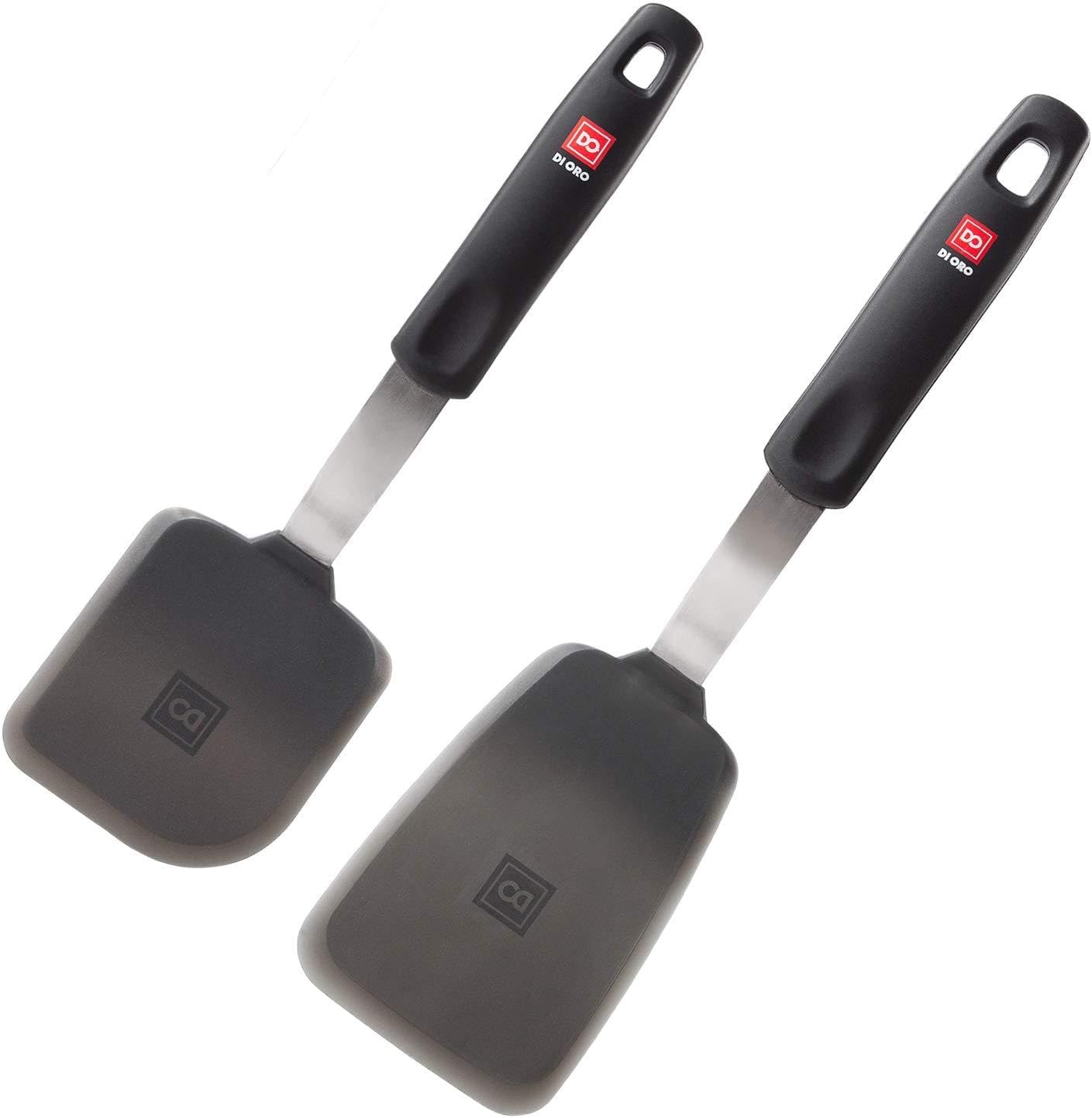 DI ORO Spatulas for Kitchen Use - Forever Warranty - 600°F Heat Resistance Silic...